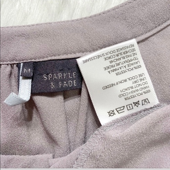 Urban Outfitters Gray Button Front Long Sleeve Pullover Tunic Blouse - Picture 5 of 6